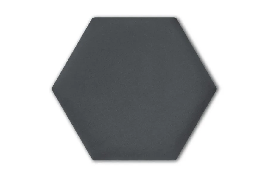 Wandpolster Hexagon - matter & dicker Samtstoff